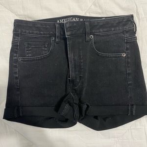 American Eagle Black Jean Shorts